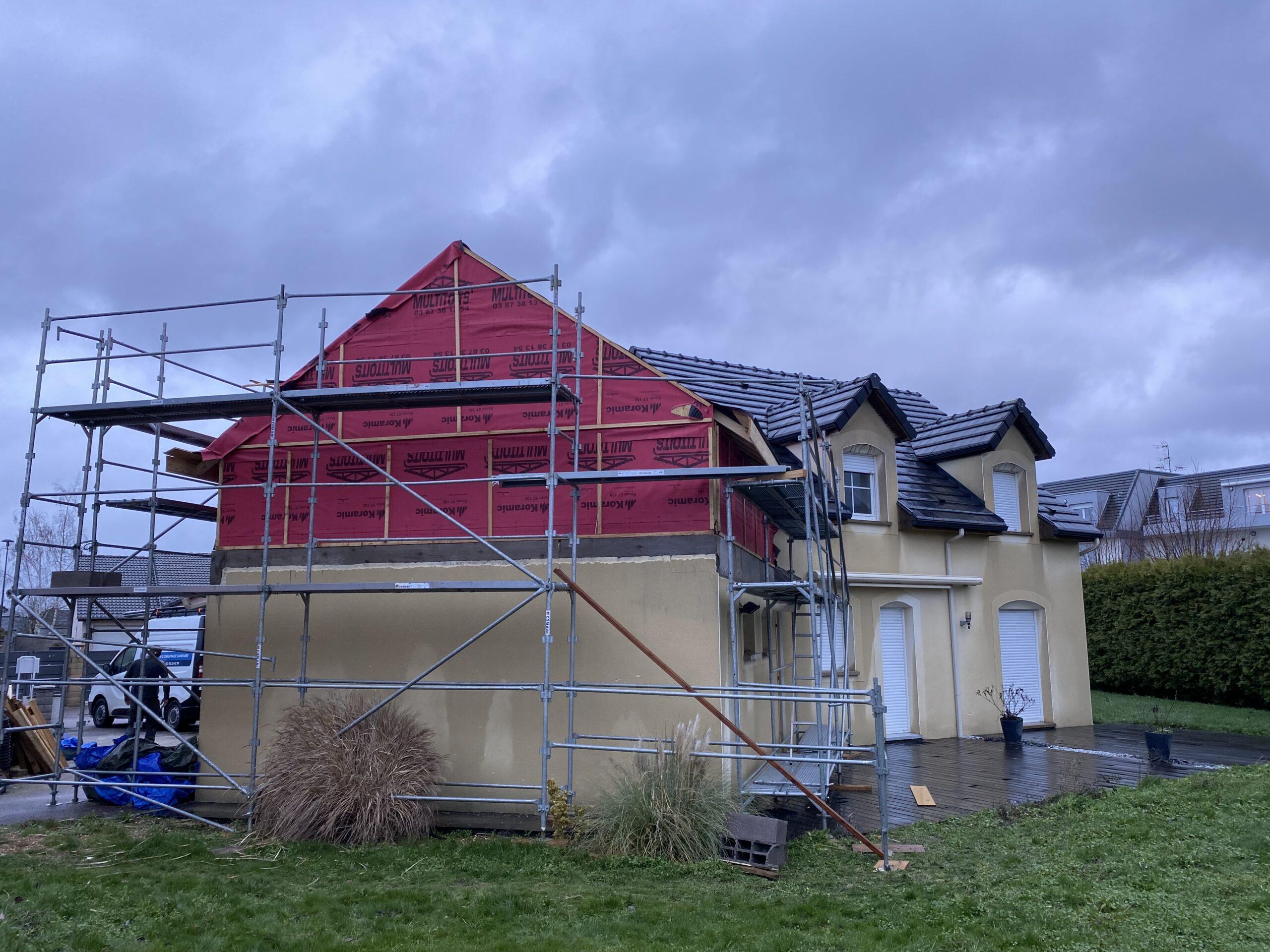 Étapes d'agrandissement d'une maison par LORConstructeurs